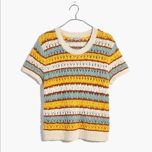 Madewell Carrington Stripe sweater tee